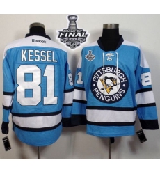 Penguins #81 Phil Kessel Light Blue Alternate 2017 Stanley Cup Final Patch Stitched NHL Jersey Penguins #81 Phil Kessel Light Blue Alternate 2017 Stanley Cup Final Patch Stitched NHL Jersey
