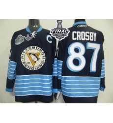 Penguins #87 Sidney Crosby Dark Blue 2011 Winter Classic Vintage 2017 Stanley Cup Final Patch Stitched NHL Jersey Penguins #87 Sidney Crosby Dark Blue 2011 Winter Classic Vintage 2017 Stanley Cup Final Patch Stitched NHL Jersey