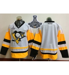 Penguins Blank White New Away 2017 Stanley Cup Finals Champions Stitched NHL Jersey Penguins Blank White New Away 2017 Stanley Cup Finals Champions Stitched NHL Jersey