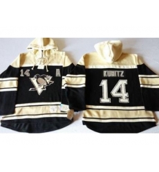 Pittsburgh Penguins #14 Chris Kunitz Black Sawyer Hooded Sweatshirt Stitched NHL Jersey Pittsburgh Penguins #14 Chris Kunitz Black Sawyer Hooded Sweatshirt Stitched NHL Jersey