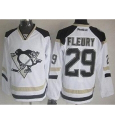 Pittsburgh Penguins 29 Marc-Andre Fleury Grey NHL Jerseys 2014 New Style Pittsburgh Penguins 29 Marc-Andre Fleury Grey NHL Jerseys 2014 New Style