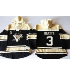 Pittsburgh Penguins #3 Olli Maatta Black Sawyer Hooded Sweatshirt Stitched NHL Jersey Pittsburgh Penguins #3 Olli Maatta Black Sawyer Hooded Sweatshirt Stitched NHL Jersey