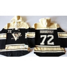 Pittsburgh Penguins #72 Patric Hornqvist Black Sawyer Hooded Sweatshirt Stitched NHL Jersey Pittsburgh Penguins #72 Patric Hornqvist Black Sawyer Hooded Sweatshirt Stitched NHL Jersey