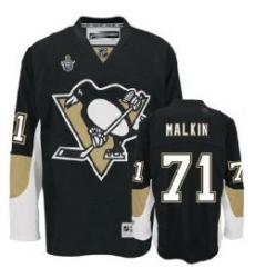 RBK Pittsburgh Penguins EVGENI MALKIN STANLEY CUP #71 Hockey Jersey black RBK Pittsburgh Penguins EVGENI MALKIN STANLEY CUP #71 Hockey Jersey black