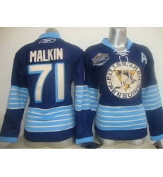 Women Pittsburgh Penguins 71 Malkin 2011 Winter Classic Dark Blue Jersey Women Pittsburgh Penguins 71 Malkin 2011 Winter Classic Dark Blue Jersey