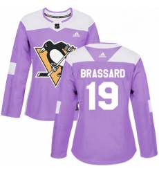 Womens Adidas Pittsburgh Penguins 19 Derick Brassard Authentic Purple Fights Cancer Practice NHL Jersey Womens Adidas Pittsburgh Penguins 19 Derick Brassard Authentic Purple Fights Cancer Practice NHL Jersey