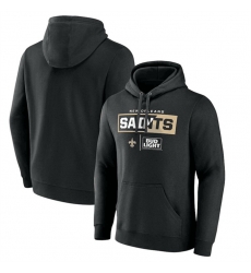 Men New Orleans Saints Black X Bud Light Pullover Hoodie Men New Orleans Saints Black X Bud Light Pullover Hoodie