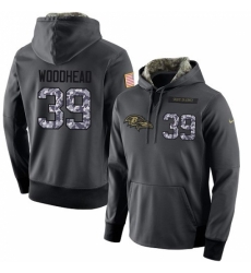 NFL Mens Nike Baltimore Ravens 39 Danny Woodhead Stitched Black Anthracite Salute to Service Player Performance Hoodie NFL Mens Nike Baltimore Ravens 39 Danny Woodhead Stitched Black Anthracite Salute to Service Player Performance Hoodie
