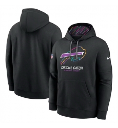 Men Buffalo Bills Black 2024 Crucial Catch Club Pullover Hoodie Men Buffalo Bills Black 2024 Crucial Catch Club Pullover Hoodie