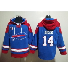 NFL Men Buffalo Bills 14 Stefon Diggs Stitched Hoodie NFL Men Buffalo Bills 14 Stefon Diggs Stitched Hoodie