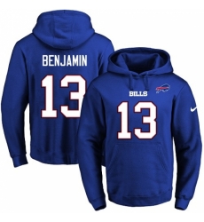 NFL Mens Nike Buffalo Bills 13 Kelvin Benjamin Royal Blue Name Number Pullover Hoodie NFL Mens Nike Buffalo Bills 13 Kelvin Benjamin Royal Blue Name Number Pullover Hoodie