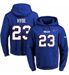NFL Mens Nike Buffalo Bills 23 Micah Hyde Royal Blue Name Number Pullover Hoodie NFL Mens Nike Buffalo Bills 23 Micah Hyde Royal Blue Name Number Pullover Hoodie