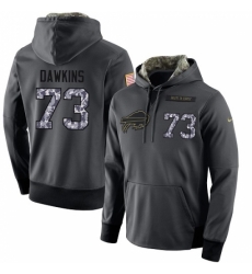 NFL Mens Nike Buffalo Bills 73 Dion Dawkins Stitched Black Anthracite Salute to Service Player Performance Hoodie NFL Mens Nike Buffalo Bills 73 Dion Dawkins Stitched Black Anthracite Salute to Service Player Performance Hoodie