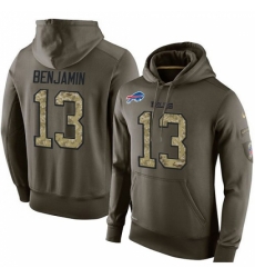 NFL Nike Buffalo Bills 13 Kelvin Benjamin Green Salute To Service Mens Pullover Hoodie NFL Nike Buffalo Bills 13 Kelvin Benjamin Green Salute To Service Mens Pullover Hoodie