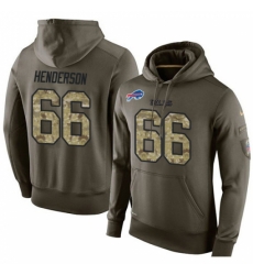 NFL Nike Buffalo Bills 66 Seantrel Henderson Green Salute To Service Mens Pullover Hoodie NFL Nike Buffalo Bills 66 Seantrel Henderson Green Salute To Service Mens Pullover Hoodie