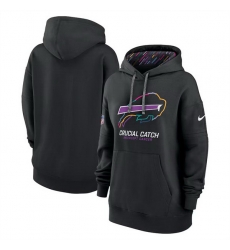 Women Buffalo Bills Black 2024 Crucial Catch Club Pullover Hoodie Women Buffalo Bills Black 2024 Crucial Catch Club Pullover Hoodie