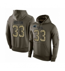 Football Carolina Panthers 33 Tre Boston Green Salute To Service Mens Pullover Hoodie Football Carolina Panthers 33 Tre Boston Green Salute To Service Mens Pullover Hoodie