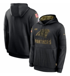 Men Carolina Panthers Nike 2020 Salute to Service Sideline Performance Pullover Hoodie Black Men Carolina Panthers Nike 2020 Salute to Service Sideline Performance Pullover Hoodie Black