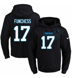 NFL Mens Nike Carolina Panthers 17 Devin Funchess Black Name Number Pullover Hoodie NFL Mens Nike Carolina Panthers 17 Devin Funchess Black Name Number Pullover Hoodie