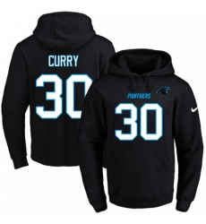 NFL Mens Nike Carolina Panthers 30 Stephen Curry Black Name Number Pullover Hoodie NFL Mens Nike Carolina Panthers 30 Stephen Curry Black Name Number Pullover Hoodie