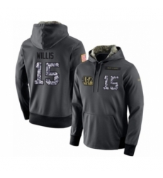 Football Mens Cincinnati Bengals 15 Damion Willis Stitched Black Anthracite Salute to Service Player Performance Hoodie Football Mens Cincinnati Bengals 15 Damion Willis Stitched Black Anthracite Salute to Service Player Performance Hoodie
