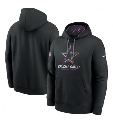 Men Dallas Cowboys Black 2024 Crucial Catch Club Pullover Hoodie Men Dallas Cowboys Black 2024 Crucial Catch Club Pullover Hoodie