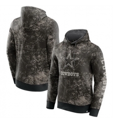 Men Dallas Cowboys Black Gray Blackout Tonal Pullover Hoodie Men Dallas Cowboys Black Gray Blackout Tonal Pullover Hoodie