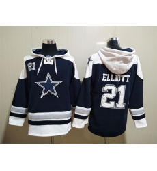 NFL Men Dallas Cowboys 21 Ezekiel Elliott Stitched Hoodie NFL Men Dallas Cowboys 21 Ezekiel Elliott Stitched Hoodie