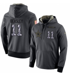 NFL Mens Nike Dallas Cowboys 11 Cole Beasley Stitched Black Anthracite Salute to Service Player Performance Hoodie NFL Mens Nike Dallas Cowboys 11 Cole Beasley Stitched Black Anthracite Salute to Service Player Performance Hoodie