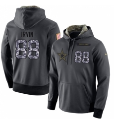NFL Mens Nike Dallas Cowboys 88 Michael Irvin Stitched Black Anthracite Salute to Service Player Performance Hoodie NFL Mens Nike Dallas Cowboys 88 Michael Irvin Stitched Black Anthracite Salute to Service Player Performance Hoodie
