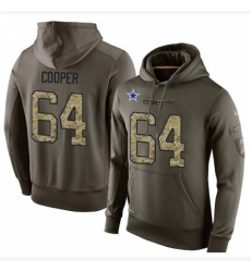 NFL Nike Dallas Cowboys 64 Jonathan Cooper Green Salute To Service Mens Pullover Hoodie NFL Nike Dallas Cowboys 64 Jonathan Cooper Green Salute To Service Mens Pullover Hoodie