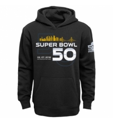 NFL Denver Broncos Super Bowl 50 Bridge Pullover Hoodie Black NFL Denver Broncos Super Bowl 50 Bridge Pullover Hoodie Black
