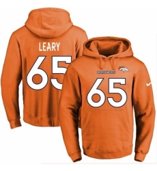 NFL Mens Nike Denver Broncos 65 Ronald Leary Orange Name Number Pullover Hoodie NFL Mens Nike Denver Broncos 65 Ronald Leary Orange Name Number Pullover Hoodie