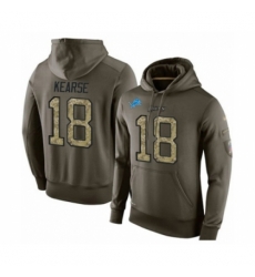Football Mens Detroit Lions 18 Jermaine Kearse Green Salute To Service Pullover Hoodie Football Mens Detroit Lions 18 Jermaine Kearse Green Salute To Service Pullover Hoodie
