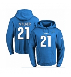 Football Mens Detroit Lions 21 Tracy Walker Blue Name Number Pullover Hoodie Football Mens Detroit Lions 21 Tracy Walker Blue Name Number Pullover Hoodie