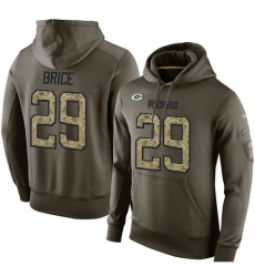 NFL Nike Green Bay Packers 29 Kentrell Brice Green Salute To Service Mens Pullover Hoodie NFL Nike Green Bay Packers 29 Kentrell Brice Green Salute To Service Mens Pullover Hoodie