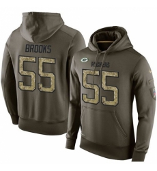 NFL Nike Green Bay Packers 55 Ahmad Brooks Green Salute To Service Mens Pullover Hoodie NFL Nike Green Bay Packers 55 Ahmad Brooks Green Salute To Service Mens Pullover Hoodie
