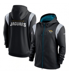 Men Jacksonville Jaguars Black Zipper Hoodie Men Jacksonville Jaguars Black Zipper Hoodie