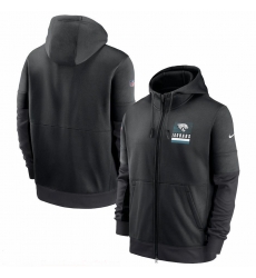Men Jacksonville Jaguars Nike Sideline Impact Lockup Performance Full Zip Hoodie Black Men Jacksonville Jaguars Nike Sideline Impact Lockup Performance Full Zip Hoodie Black