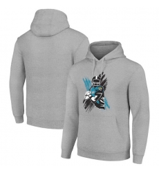 Men Starter Heather Gray Jacksonville Jaguars Player X Fleece Pullover Hoodie Men Starter Heather Gray Jacksonville Jaguars Player X Fleece Pullover Hoodie