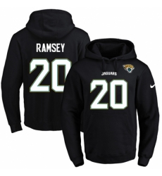 NFL Mens Nike Jacksonville Jaguars 20 Jalen Ramsey Black Name Number Pullover Hoodie NFL Mens Nike Jacksonville Jaguars 20 Jalen Ramsey Black Name Number Pullover Hoodie