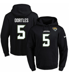 NFL Mens Nike Jacksonville Jaguars 5 Blake Bortles Black Name Number Pullover Hoodie NFL Mens Nike Jacksonville Jaguars 5 Blake Bortles Black Name Number Pullover Hoodie