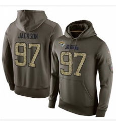 NFL Nike Jacksonville Jaguars 97 Malik Jackson Green Salute To Service Mens Pullover Hoodie NFL Nike Jacksonville Jaguars 97 Malik Jackson Green Salute To Service Mens Pullover Hoodie