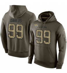 NFL Nike Jacksonville Jaguars 99 Marcell Dareus Green Salute To Service Mens Pullover Hoodie NFL Nike Jacksonville Jaguars 99 Marcell Dareus Green Salute To Service Mens Pullover Hoodie