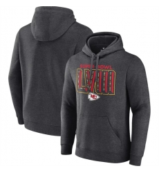 Men Kansas City Chiefs Heather Charcoal Super Bowl LVIII Local Pullover Hoodie Men Kansas City Chiefs Heather Charcoal Super Bowl LVIII Local Pullover Hoodie
