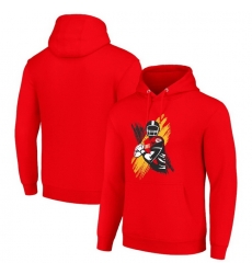 Men Starter Red Kansas City Chiefs Player X Fleece Pullover Hoodie Men Starter Red Kansas City Chiefs Player X Fleece Pullover Hoodie