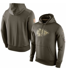 NFL Mens Kansas City Chiefs Nike Olive Salute To Service KO Performance Hoodie NFL Mens Kansas City Chiefs Nike Olive Salute To Service KO Performance Hoodie