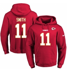 NFL Mens Nike Kansas City Chiefs 11 Alex Smith Red Name Number Pullover Hoodie NFL Mens Nike Kansas City Chiefs 11 Alex Smith Red Name Number Pullover Hoodie