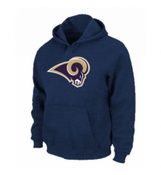 NFL Mens Nike Los Angeles Rams Logo Pullover Hoodie Navy NFL Mens Nike Los Angeles Rams Logo Pullover Hoodie Navy