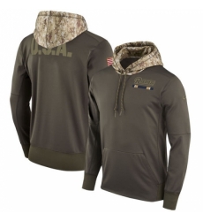 NFL Youth Los Angeles Rams Nike Olive Salute to Service Sideline Therma Pullover Hoodie NFL Youth Los Angeles Rams Nike Olive Salute to Service Sideline Therma Pullover Hoodie